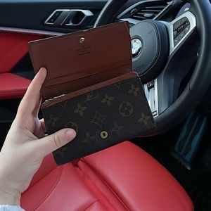 LOUIS VUITTON WALLET PORTE MONNAIE BILLETS TRESOR || BROWN🤎